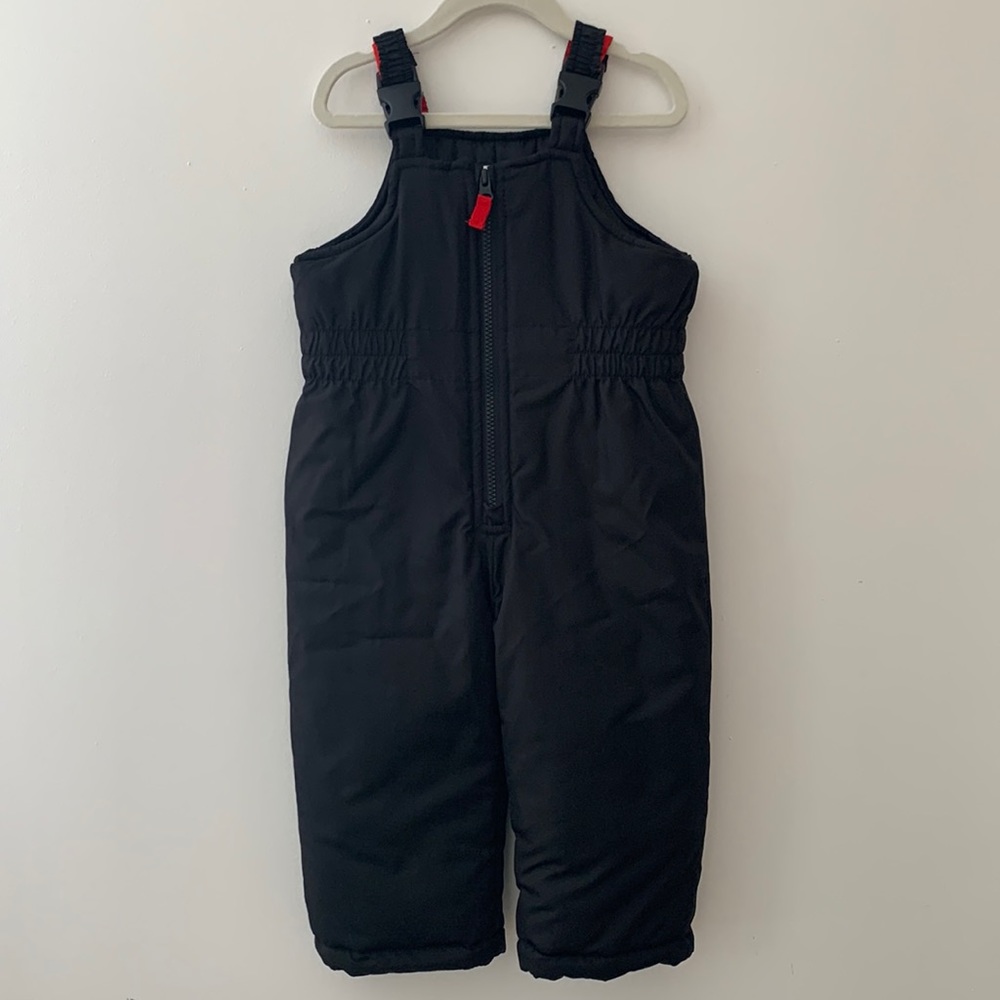 Carter’s Snowsuit Snow Pants Overalls Black Size 24mo.